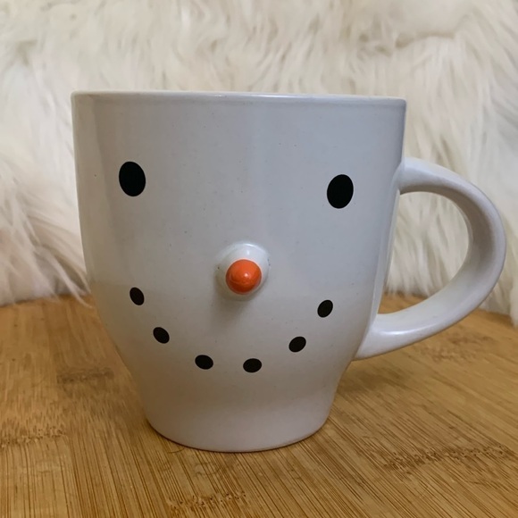 Royal Norfolk Other - Royal Norfolk | White Ceramic Carrot Nose Snowman Face Mug